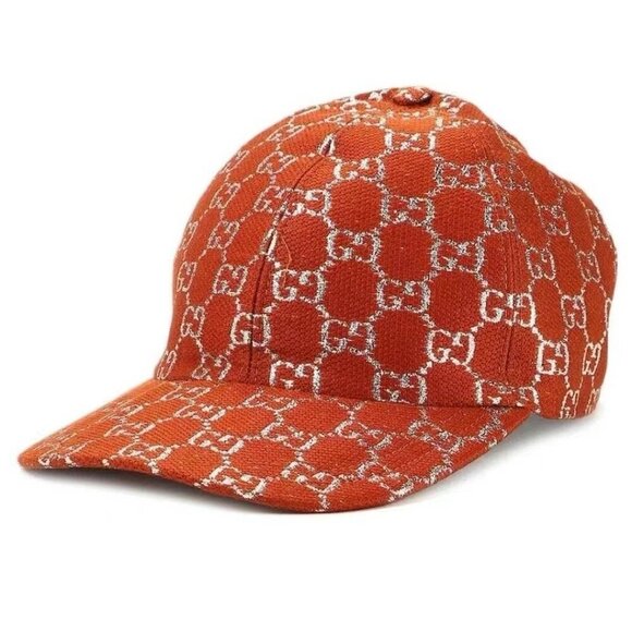 NWT Gucci Interlocking GG Brown Velvet Baseball Hat size L